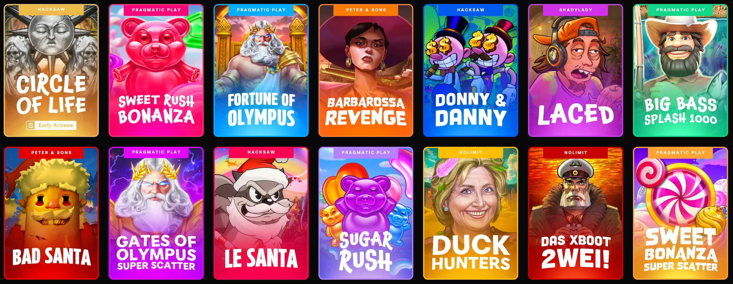 Shuffle Casino Slot Games Selection